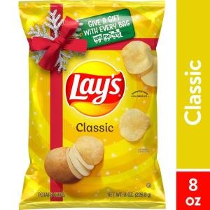 Lay's Classic Potato Chips, 8 oz Bag