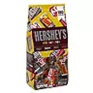 HERSHEY'S Miniatures Assorted Chocolate Candy Bars Bulk Bag (56 oz., 180 pcs.)