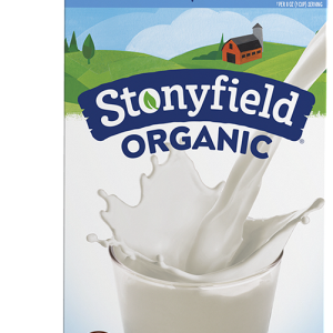 Stoneyfield Fat Free Milk Half GALLON