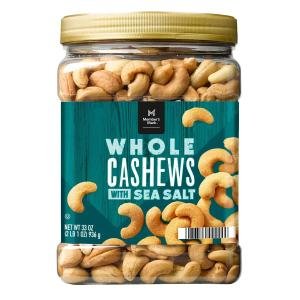 Member's Mark Roasted Whole Cashews With Sea Salt ( 33 Oz.)